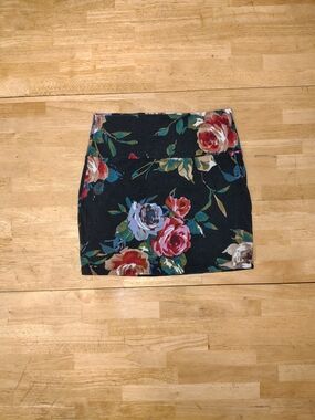 Floral Mini Skirt